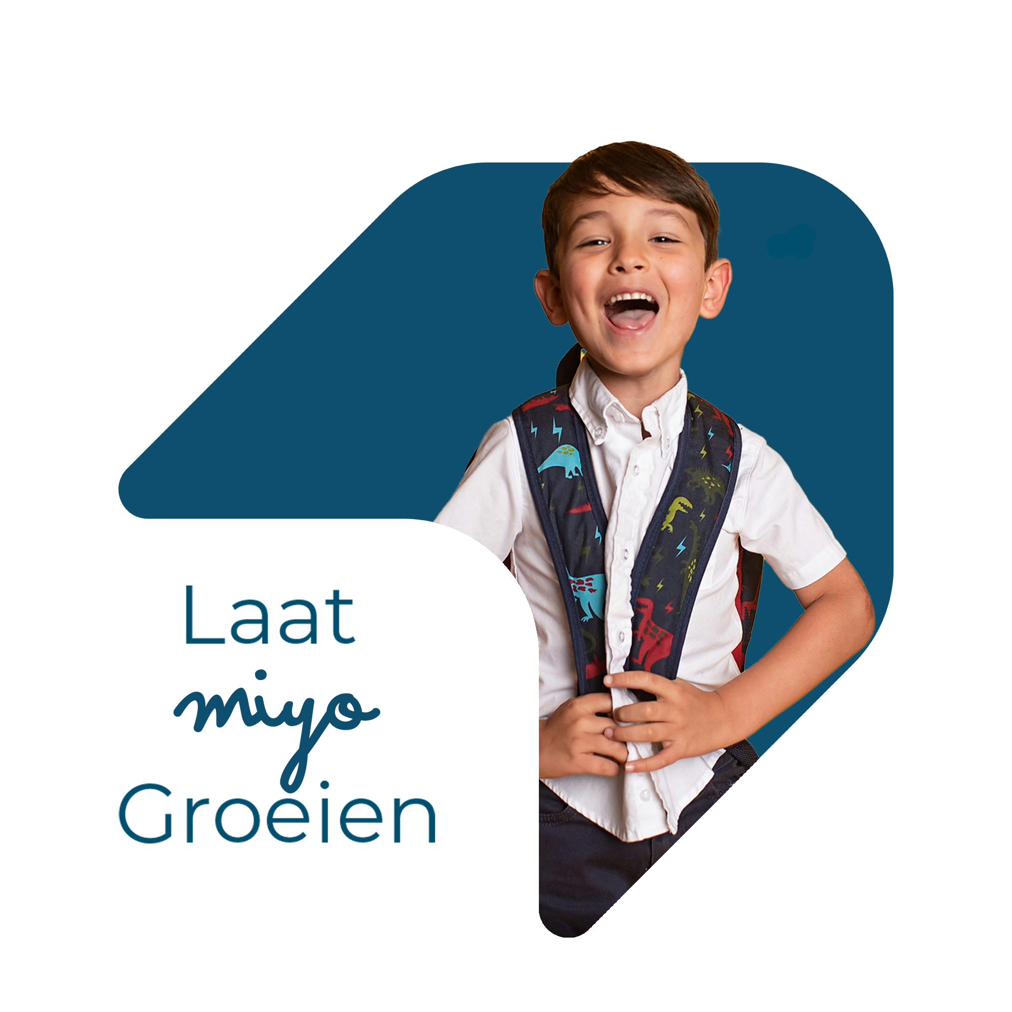 Laat Miyo groeien + pijl donker